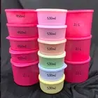 (SET OF 14) Tupperware Pink Summer Fresh Round Set Food Container Storage Set