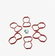 Intake Swirl Flap Delete Blank with Manifold Gaskets for BMW N57 N57S 2.5 3.0 3.5 4.0 Diesel Engine Car Accessories