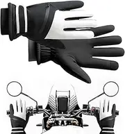 [Generic] Thermal Winter Skiing Gloves | Thermal Touchscreen Cycling Gloves | Soft Thick Motorcycle Gloves Warm Cold Weather Gloves for Women, Men, Teens, Senior