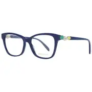New Emilio Pucci EP-5150 090 Shiny Blue Eyeglasses 54/16/140