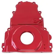 Aeroflow GM LS 2-Piece Billet Aluminium Timing Cover - Red Finish, AF64-4361R