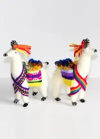 在飛比找誠品線上優惠-ST.MALO秘魯工匠手工編織羊駝造型飾品/ 小/ 10cm