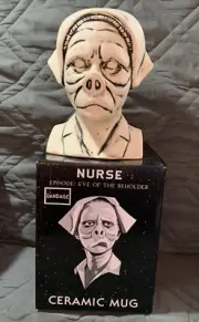 Twilight Zone Nurse Eye of the Beholder 7" Stoneware Mug Limited Edition 200