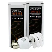 Venom Gear Compact UVB 10.0 Heat Lamp Reptile Heat Spiral E27 26W