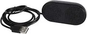 Mini Desktop Speaker, Portable Mini USB Dual Horn Units Computer Speaker Sound Box with Sound Card Decoder,Small Domestic Desktop Speaker (Black)