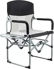 Camping Chairs Outdoors Folding Chair Portable Camping Armchair High-Grade Gravity Ergonomics Chair for Heavy People with Table Portable Folding Chair (Color : OneColor, Size : 92x60x44cm)