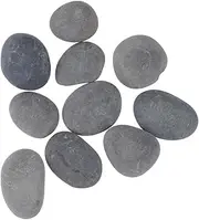 KOMBIUDA 20pcs Hand-Painted Rocks Unique DIY Polishing Pebbles Smooth Surface Ready to Paint for Art Projects