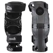 Mobius X8 Pair Set Knee Braces Gray/Black Motocross Offroad Protection