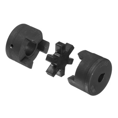 1/2 " to 1-1/8" L095 Flexible 3-Piece L-Jaw Coupling Coupler Set