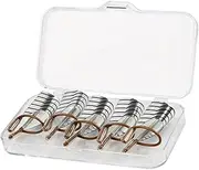 Healvian 10pcs Metal Nail Mold Tips Aluminum Nail Extension Covers Marked Lines Easy to Use for Professional Home Manicure