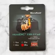 Microflash MicroSD SDHC UHS-I Memory Card 128 GB