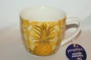 NEW Portmeirion PIMPERNEL Pineapple Pamela Gladding Porcelain Coffee Tea Mug Cup