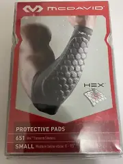 HexPad ARM SLEEVE 651 ONE PAIR SMALL BLACK!! Brand New Mcdavid!!!