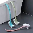 Toilet Brush Extended Handle Dense Bristles Curved Toilet Cleaning Brush Thicken