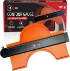 Contour Gauge Shape Duplicator - 10 Inch Profile Tool with Lock and Ruler - Corn