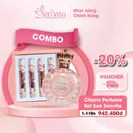 COMBO SENVITA CHARM LOTUS 香水 70ML 和 SENVITA 口紅套裝