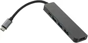 BRIGHTFUFU Laptop Charger USB c 87w Pd Fast Charging Dock USB- 5-in-1 USB Adapter Compact and Portable