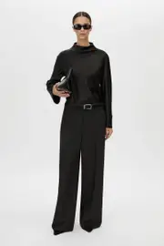 Bostan Tailored Pant in Black - CAMILLA AND MARC® C&M