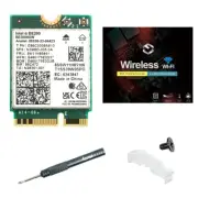 M.2 NGFF WiFi7 Network Card Intel BE200 802.11BE Tri-Band WiFi Bluetooth5.4 Card
