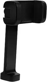 HOUDERCO Phone Tripod Mount Rotatable Flexible Phone Holder for Vertical Horizontal Use Lightweight Portable Smartphone Clamp for Live Streaming Photography Black