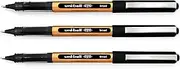 Uni-Ball Eye UB-150-10 Broad Liquid Ink Rollerball Pens - 1.0mm - Black - Pack of 3