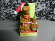 Gemmy Scooby Doo Mini Dancing Scooby w/XMAS Cane NIB
