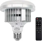 Mingzhe 85W LED Light Bulb 3200K-5500K Photography Lamp Bulb Energy-Saving Adjustable Brightness E27 Mount with Remote Control for Photography Studio Home Warehouse Office Hotel