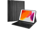 Apple iPad 9th Gen 9 Generation 10.2 Inch 2020 Bluetooth Keyboard Case Cover, Folio Leather Cover Case with Detachable Wireless Bluetooth Keyboard (Black)