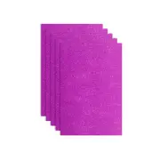 5Pcs Purple Glitters Foam Sheets, 8"x12" Sparkle EVA Foam Sheets(1.5mm Thick)
