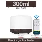 300ML 500ML 1000ML Air Humidifier Essential Oil Diffuser with Lights Remote Cont