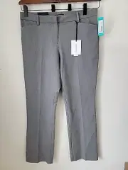 41 Hawthorne Grey Dress Pant Size 14 Mid Rise Bootcut New $98