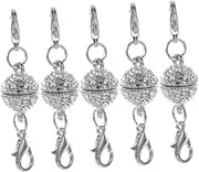 Holibanna Jewelry Magnetic Clasps for Necklaces Double-Sided Lobster Clasp Magnetic Necklace Fashionable Jewelry Buckle for DIY