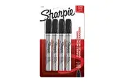 Sharpie Met Permanent Marker Blt Black Pk4 Black 1794272