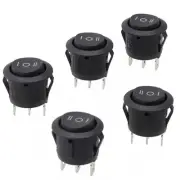 Rocker Switch Switch Polyamide Rocker Switch Toggle Way Dash 20mm 5 PCS/Set