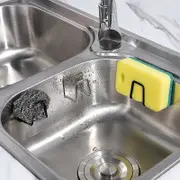 2PCS Adhesive Sponge Holder Sink Caddy for Kitchen Accessories Stainless Steel