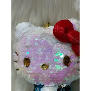 日本進口Hello Kitty亮片娃娃收藏品