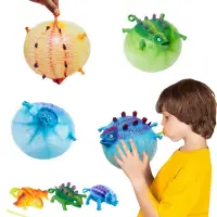 在飛比找蝦皮購物優惠-夏天花園熱賣爆款 新奇特玩具創意玩具 恐龍吹氣玩具 TPR可