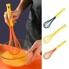 1pc PP Egg Whisk, Simple Manual Egg Beater For Kitchen Ergonomic Handle