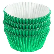 100Pcs Cupcake Muffins Liners Cupcake Holders, Green