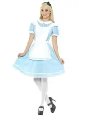 Alice in Wonderland Wonder Princess Fairytale Dress Book Week Ladies Costume