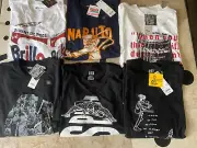 6 Uniqlo Assorted colors cotton Graphic T-shirt Naturo Marvel Warhol Men’s L
