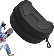 [Generic] Snowboard Goggles Case | Water Resistant Hard Shell | Durable EVA Zippered Storage Bag with Shockproof Protection and Soft Lining | Compact Travel Holder for Ski, Snow, or Swim Goggles and Outdoor
