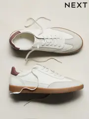 Cream T-Bar Low Trainers (AK8353) | $69