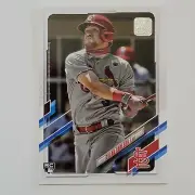 2021 Topps Lot #285 Dylan Carlson Rookie Card RC St Louis Cardinals Outfielder