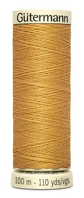 Gutermann 100P-865 Sew-All Thread 110yd-Gold