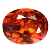 4.18 Ct. Awesome Luster Spessartite Garnet Oval Cut WITH GLC CERTIFY