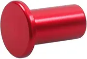 MUCKLILY Aluminum Alloy Cover Comfortable Grip Replacement Drift Knob for Car Styling Protects From Damage Dust Scratches present for Friends Family Red