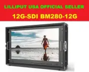 LILLIPUT BM280-12G 28” 3840x2160 4K Broadcast Monitor 12G-SDI Quad-Link +Gold M