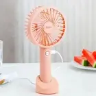 Desk Mini Hand held Cooler Portable Cooling USB Rechargeable Office Fan 3 Mode
