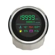 ELING 6 in 1 Adjustable Car Gauge Set Tachometer Fuel Level Gauge Water Temp ...